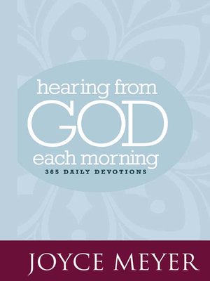 cover image of Hearing from God Each Morning